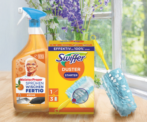 Frühjahrsputz leicht gemacht mit Meister Proper und Swiffer: So bleibt mehr Zeit für die schönen Dinge! Frühjahrsputz leicht gemacht mit Meister Proper und Swiffer: So bleibt mehr Zeit für die schönen Dinge! Teaser Bild