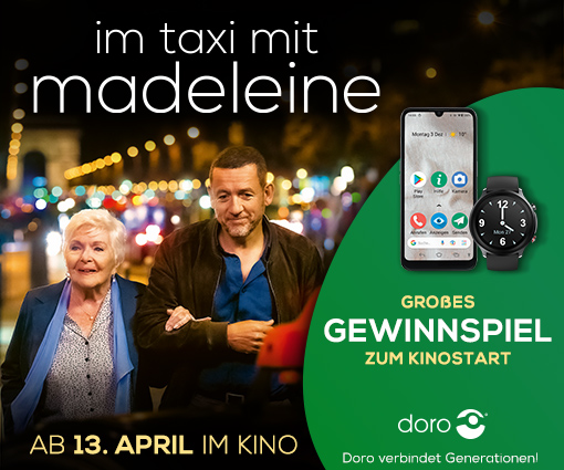 IM TAXI MIT MADELEINE ab 13. April nur im Kino! IM TAXI MIT MADELEINE ab 13. April nur im Kino! Teaser Bild