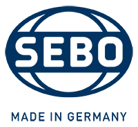 Der SEBO AIRBELT K1 CREAM: kompakter, wendiger Staubsauger mit Allergiker-Filtration und der Stoßbandage AIRBELT™ in modernem, asymmetrischem Design und zartem Pastellton! - Sponsor logo